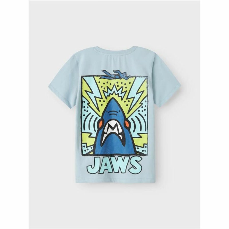 Brne Kortrmet T-shirt Name It Nkmmakai Jaws Nreg Box Sky #2