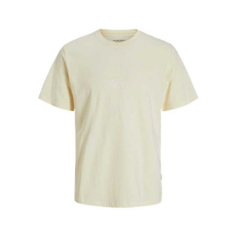 Kort�rmet T-shirt til M�nd Jack & Jones JORVARENNA BRANDING TEE Hvid #1