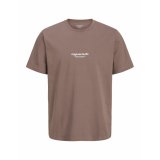Kort�rmet T-shirt til M�nd Jack & Jones JORVESTERBRO TEE SS 12240121 Brun #1