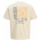 Kort�rmet T-shirt til M�nd Jack & Jones JORSPLIT BACK TEE 12272996 Hvid #3