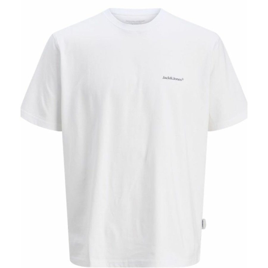 Kort�rmet T-shirt til M�nd Jack & Jones JORSPLIT BACK TEE 12272996 Hvid #1