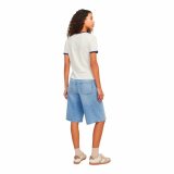Kortrmet T-shirt til Kvinder Jack & Jones Jxperle Reg Fit Hvid #2