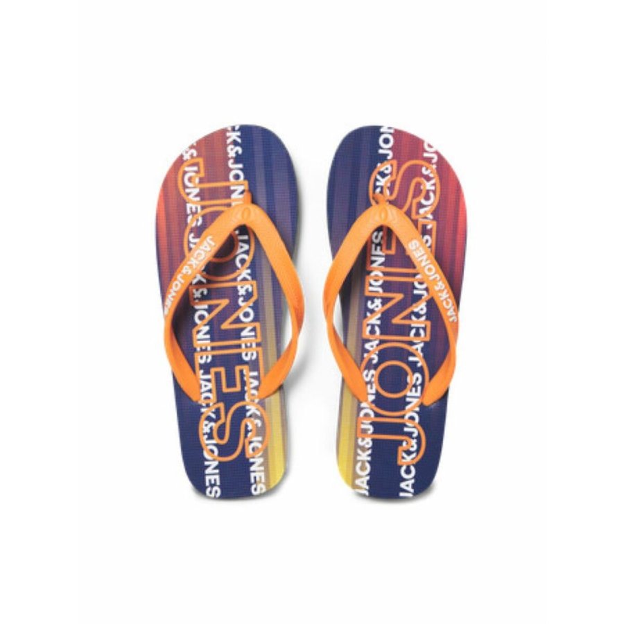 Klipklappere til mnd Jack & Jones JFWLOGO 2.0 FLIP FLOP Orange #1