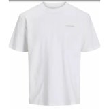 Kort�rmet T-shirt til M�nd Jack & Jones JCOPACER BACK PRINT TEE 12273297 Hvid #2