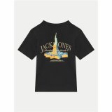 Brne Kortrmet T-shirt Jack & Jones Jorboston Photo w Neck Sort #2