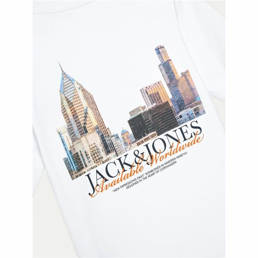 Brne Kortrmet T-shirt Jack & Jones Jorboston Photo w Neck #3