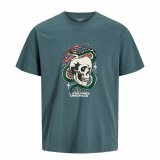 Brne Kortrmet T-shirt Jack & Jones Joranatomy Skull Ss Crew Neck #1