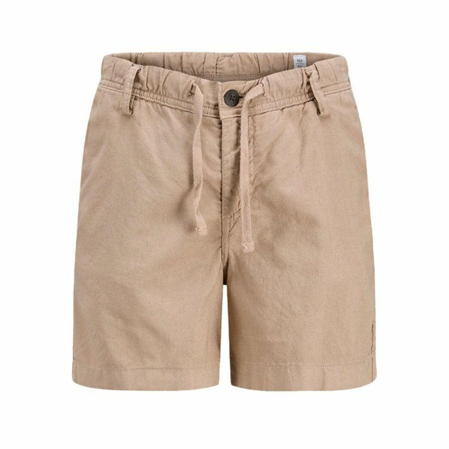 Shorts Jack & Jones Jpstjaiden Jjcampaign Hvid Natur Brns Unisex #1