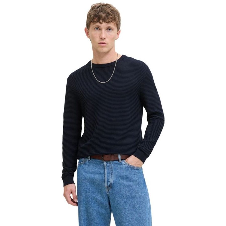 Sweaters uden H�tte til M�nd Jack & Jones Jjotto Knit Crew Neck Sky Marinebl� #2