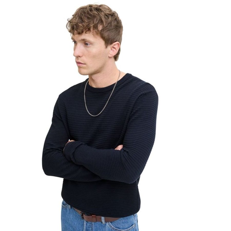 Sweaters uden H�tte til M�nd Jack & Jones Jjotto Knit Crew Neck Sky Marinebl� #3