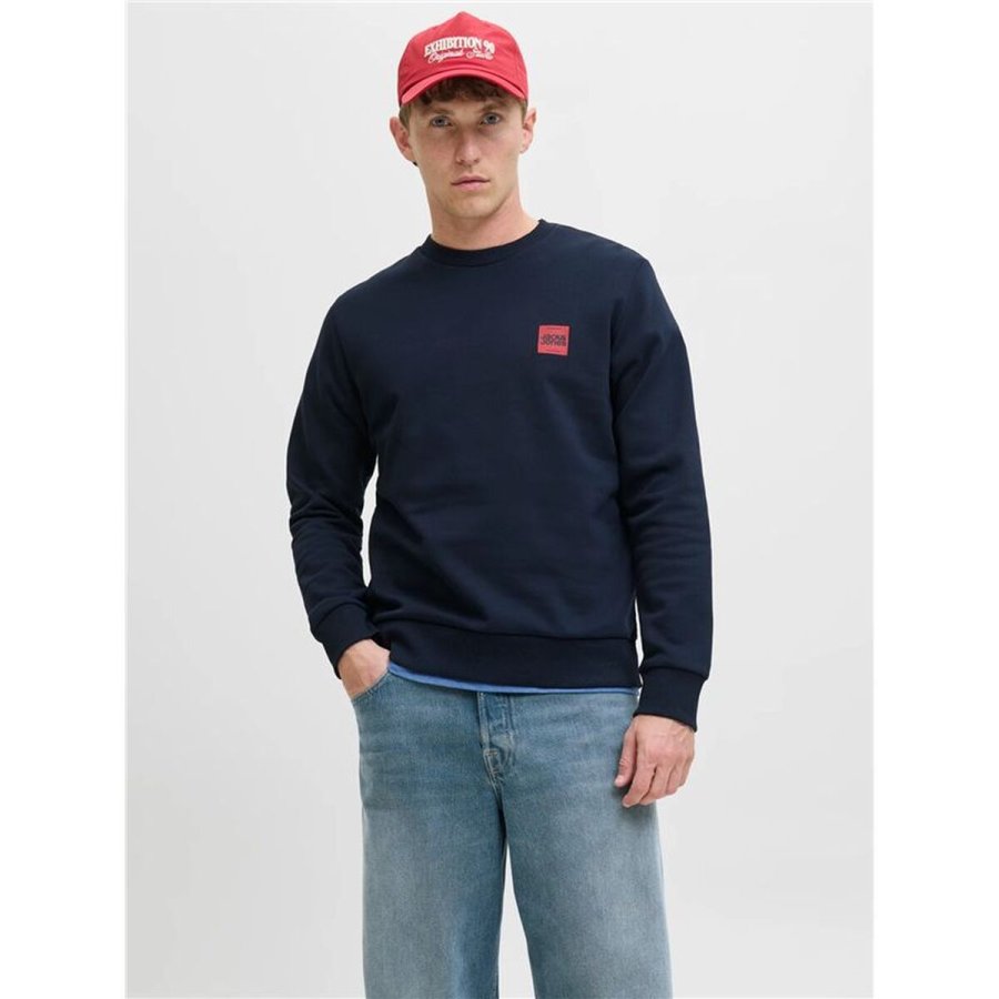 Sweaters uden H�tte til M�nd Jack & Jones Jjbrandy Crew Neck Sky Marinebl� #2