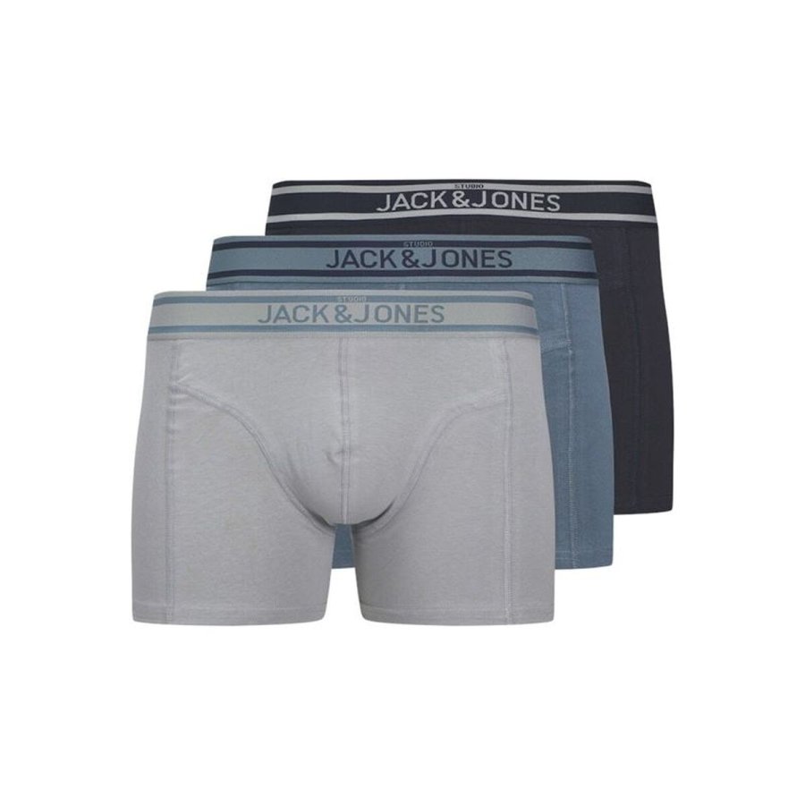 Boxershorts til m�nd Jack & Jones Jacjohn Solid 3 Pack Gr� 3 Dele #1