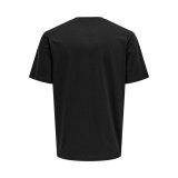 Kort�rmet T-shirt til M�nd Only & Sons Onsdawson Reg Ss Tee Vd Sort #2