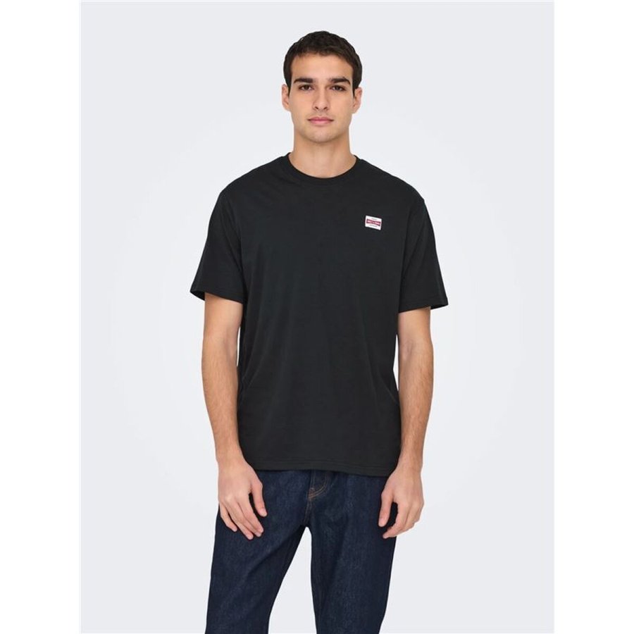 Kort�rmet T-shirt til M�nd Only & Sons Onsdawson Reg Ss Tee Vd Sort #3