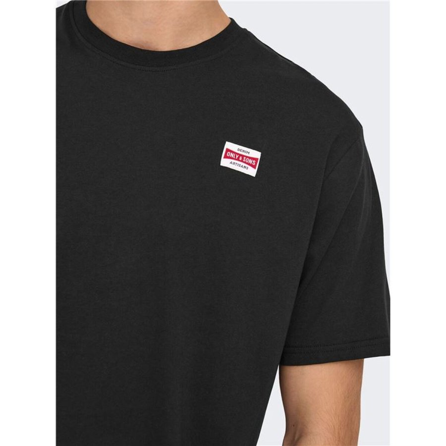 Kort�rmet T-shirt til M�nd Only & Sons Onsdawson Reg Ss Tee Vd Sort #5