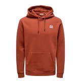 H�ttetr�je til M�nd Only & Sons Onsdawson Reg Hoodie Vd Brun #1