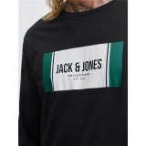 Lang�rmet T-shirt til M�nd Jack & Jones Jjhayato Ls Crew Sort #3