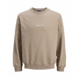 H�ttetr�je til M�nd Jack & Jones JORNORREBRO EMB SWEAT CREW NOOS 12282893 Brun #1