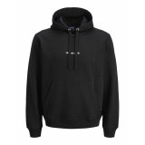 H�ttetr�je til M�nd Jack & Jones JORNORREBRO EMB SWEAT HOOD NOOS 12282861 Sort #1