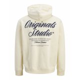 H�ttetr�je til M�nd Jack & Jones JORNORREBRO TYPO BACK SWEAT HOOD SN 12283054 Beige #2