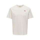 Kort�rmet T-shirt til M�nd Only & Sons Onsdawson Reg Hvid #1