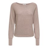 Sweaters uden H�tte til Kvinder Only Onladaline Life Beige #1