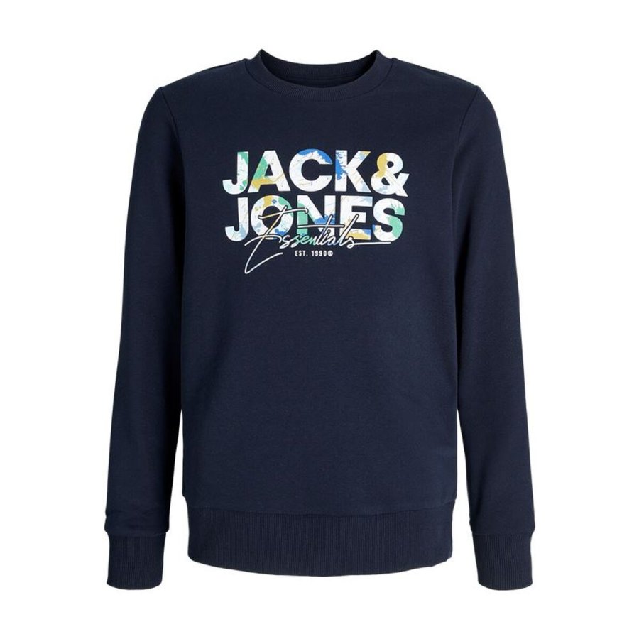 Sweaters uden H�tte til B�rn Jack & Jones Jjgeplas Crew Neck M�rkebl� #1