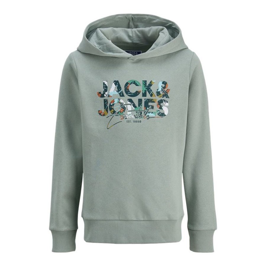H�ttetr�je til B�rn Jack & Jones Jjgeplas Bl� Gr�n #1