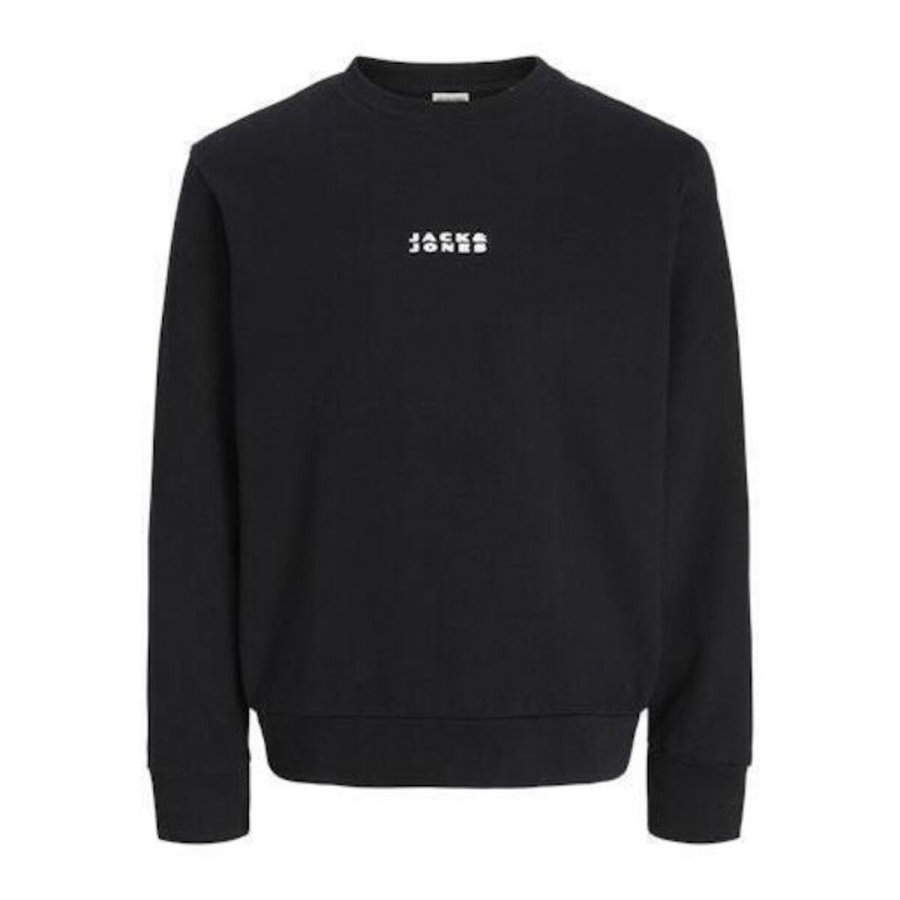 Sweaters uden H�tte til M�nd Jack & Jones JCOSTANCE SWEAT CREW NECK 12282821 Sort #1