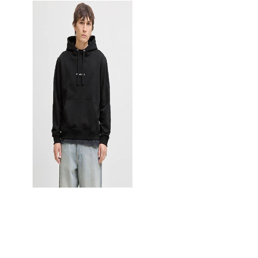 H�ttetr�je til M�nd Jack & Jones JORNORREBRO EMB SWEAT HOOD NOOS 12282861 Sort #2