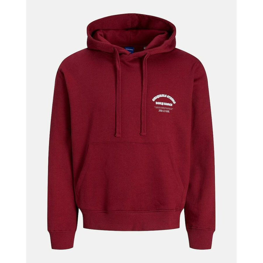H�ttetr�je til M�nd Jack & Jones JORMEADOWS SWEAT HOOD 12283868 R�dbrun #2
