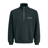Sweaters uden H�tte til M�nd Jack & Jones JORNORREBRO EMB SWEAT HIGH NECK SN 12282899 Sort #1