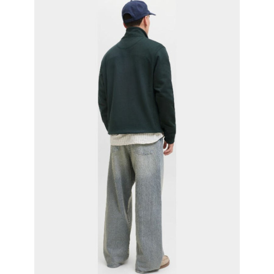 Sweaters uden H�tte til M�nd Jack & Jones JORNORREBRO EMB SWEAT HIGH NECK SN 12282899 Sort #3