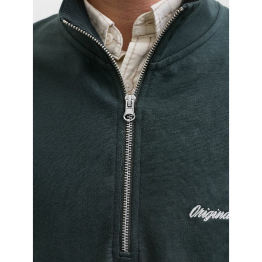 Sweaters uden H�tte til M�nd Jack & Jones JORNORREBRO EMB SWEAT HIGH NECK SN 12282899 Sort #4