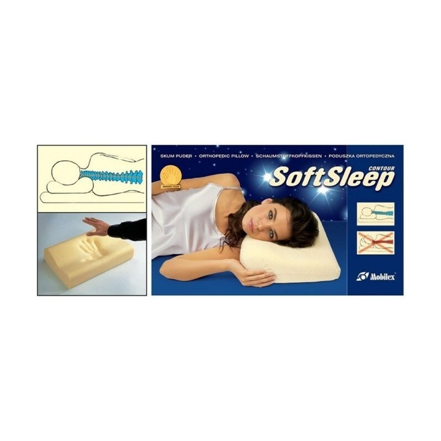 Ergonomisk kn- og ben pude Mobilex SoftSleep 50 x 10 x 30 cm #2