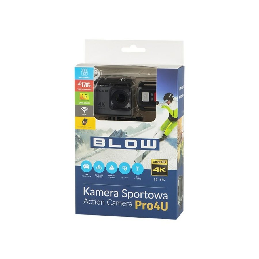 Sportskamera Blow 78-538# Sort Sort/Slvfarvet 2