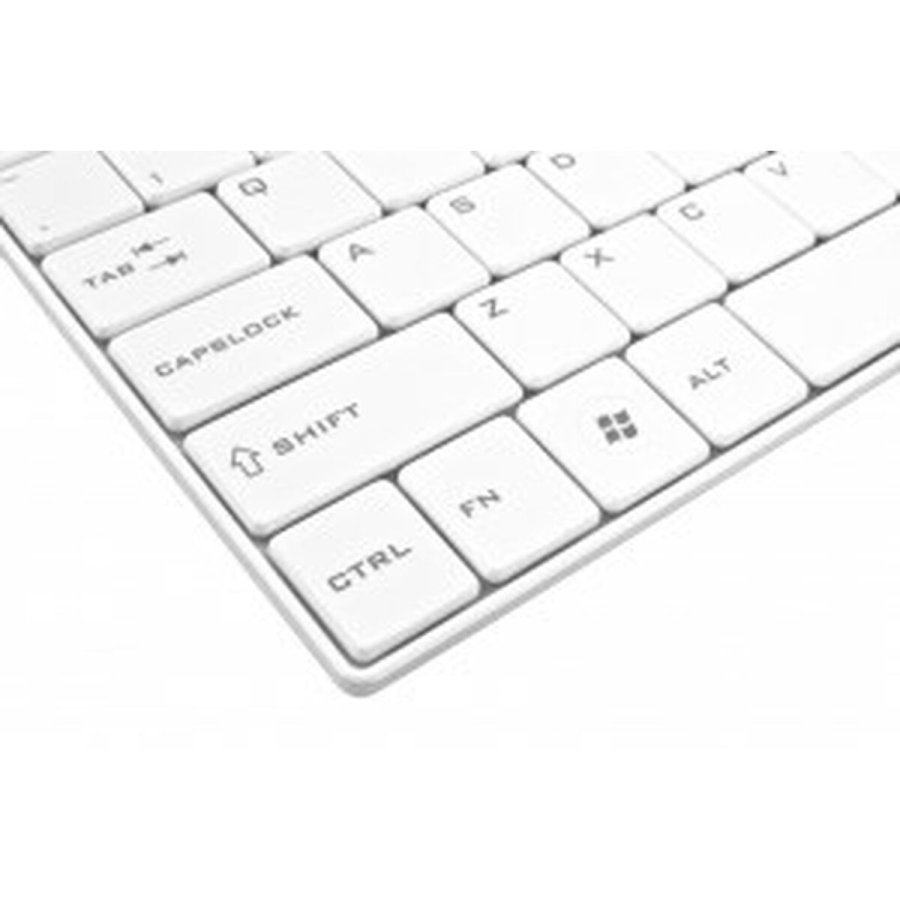 Tastatur og mus Esperanza EK122W Hvid QWERTY #2