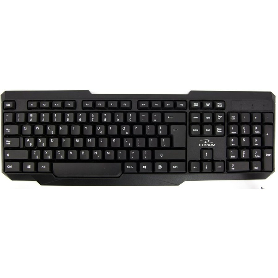 Tastatur og mus Titanum TK108 Sort Qwerty US #3
