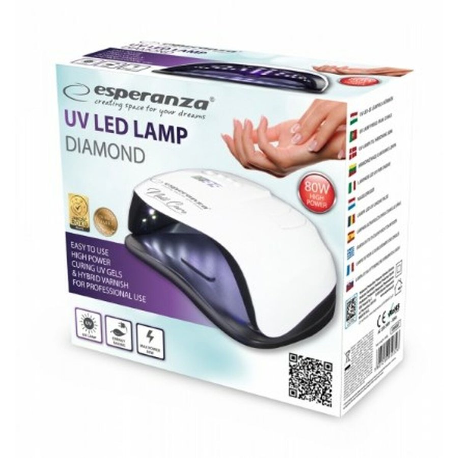 Negletrrer Esperanza EBN007 Hvid Sort 80 W #2