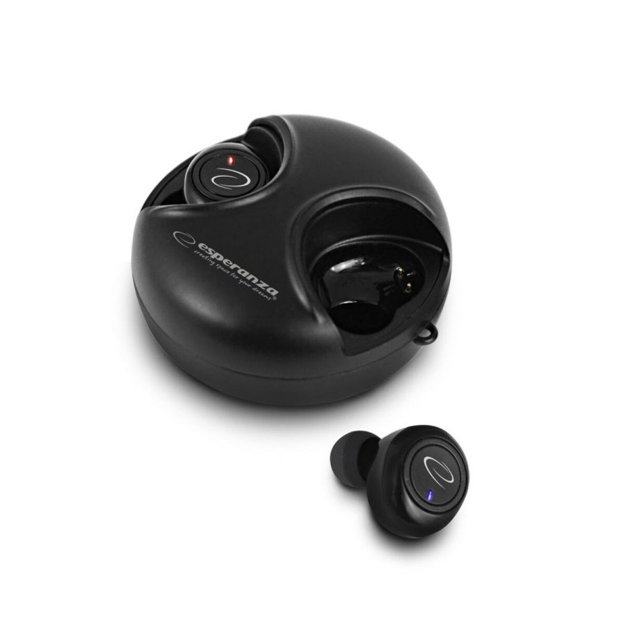 Bluetooth hovedtelefoner Esperanza EH228K Sort #1