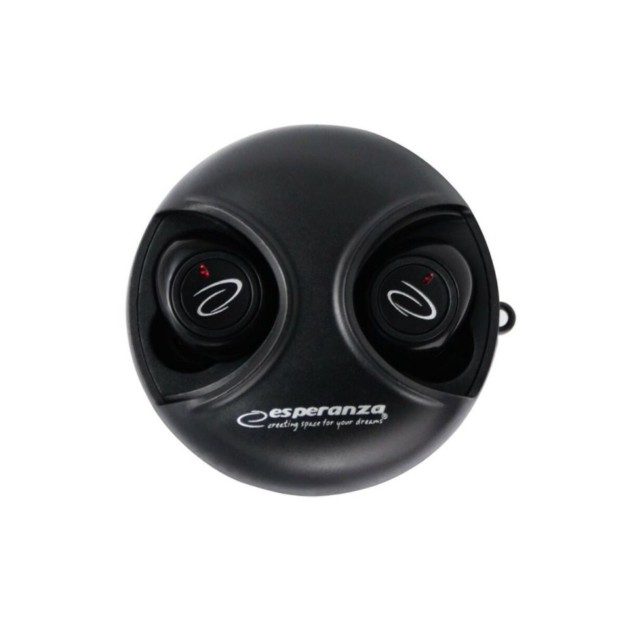Bluetooth hovedtelefoner Esperanza EH228K Sort #9