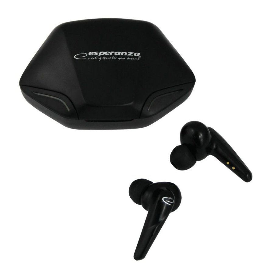 Bluetooth hovedtelefoner Esperanza EH231K Sort #9