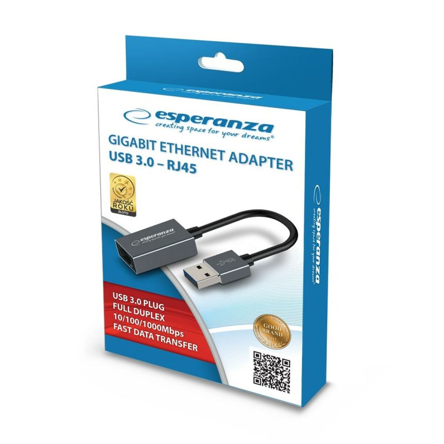 USB til ethernet-adapter Esperanza ENA101 18 cm #2