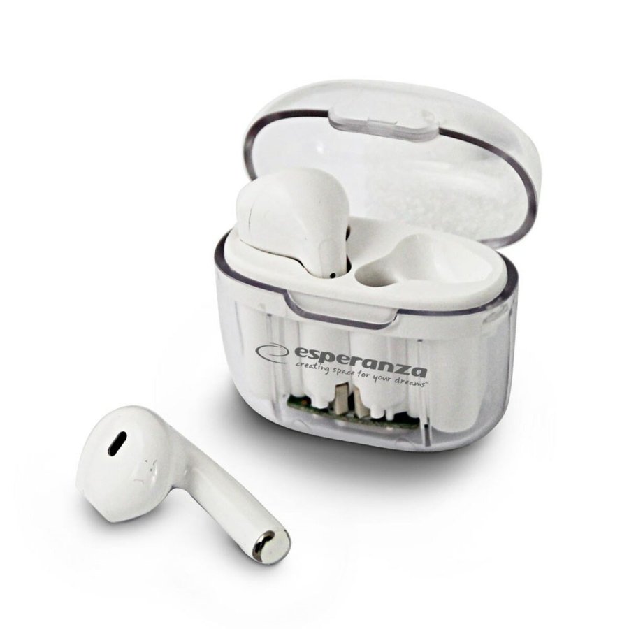 Bluetooth hovedtelefoner Esperanza EH237W Hvid #1