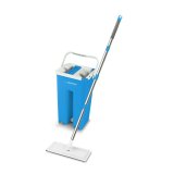 Mop with Bucket Esperanza EHS004 Bl Hvid Mikrofiber #1
