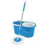 Mop with Bucket Esperanza EHS005 Bl Hvid Mikrofiber #1