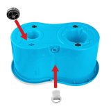 Mop with Bucket Esperanza EHS005 Bl Hvid Mikrofiber #17