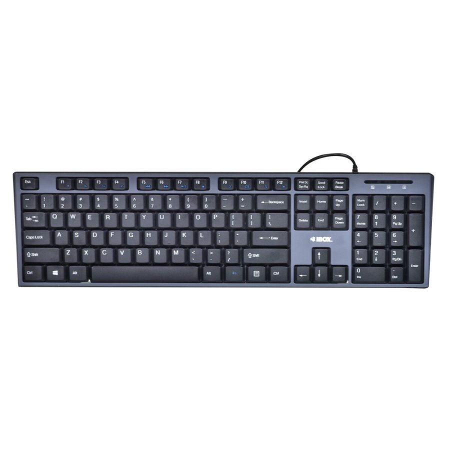 Tastatur og mus Ibox IKMS606 Qwerty US Sort QWERTY #2