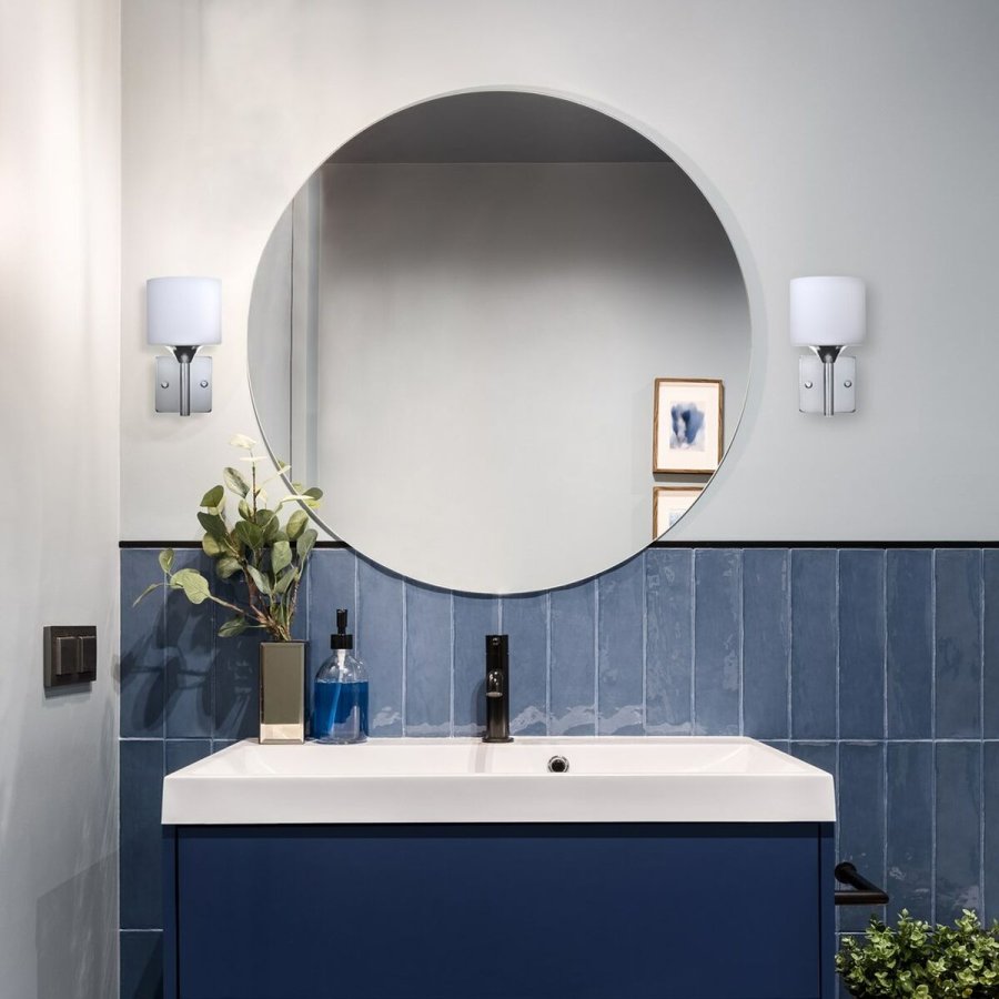 Vglampe Activejet AJE-MIRA 1P Hvid Slvfarvet Metal 40 W 23 x 21,5 x 11,5 cm (1 Dele) #2