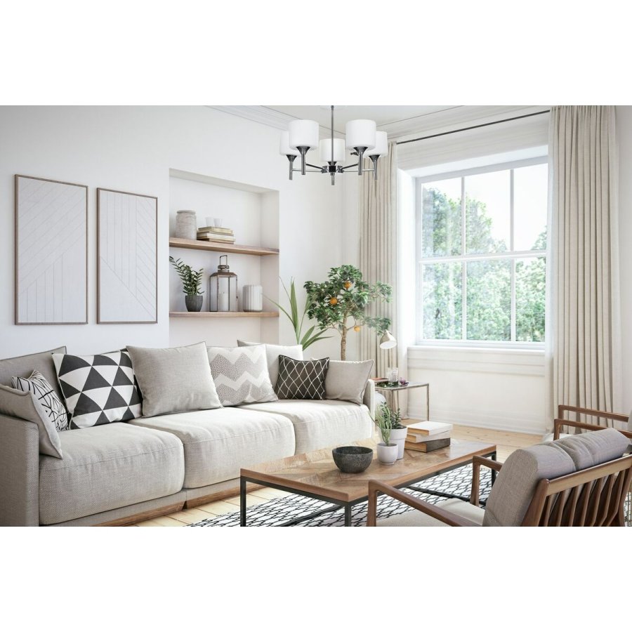 Vglampe Activejet AJE-MIRA 1P Hvid Slvfarvet Metal 40 W 23 x 21,5 x 11,5 cm (1 Dele) #4